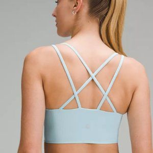 3 Lululemon NWT sz 8 Like a Cloud Ribbed Longline Bra Light Support, B/C Cup